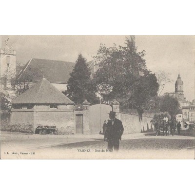 Vannes - La rue du Menè vers 1900